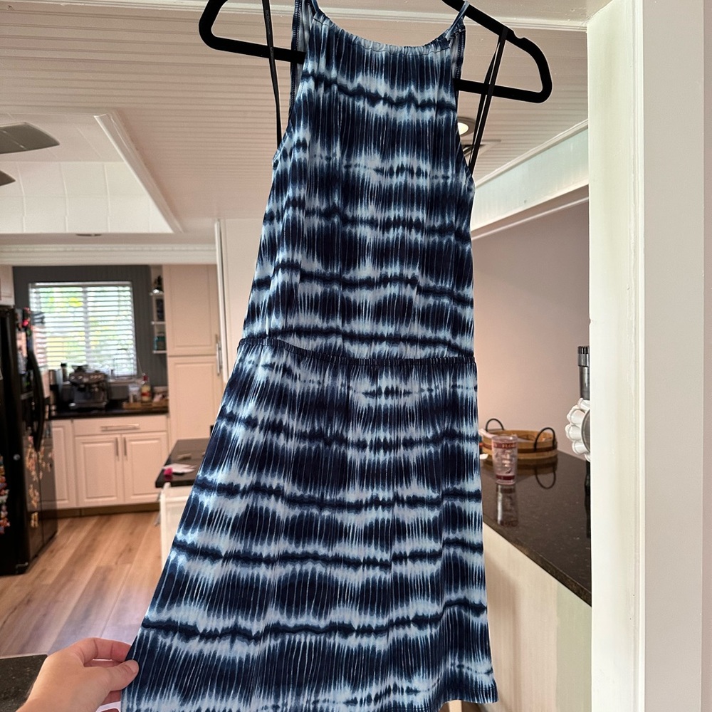 BCBGeneration blue tie dye dress